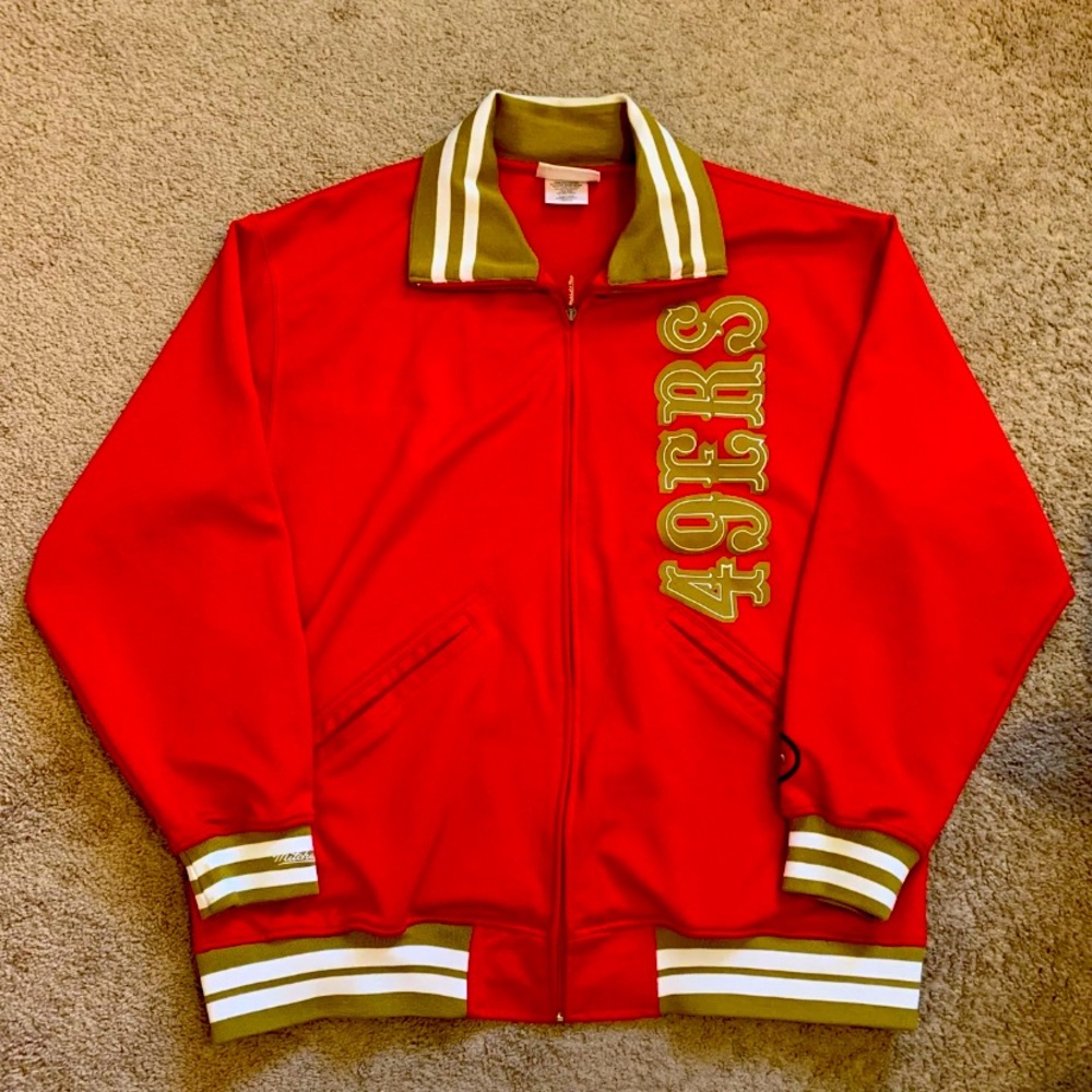 SF 49ers Mitchell & Ness Varsity jacket sz XL